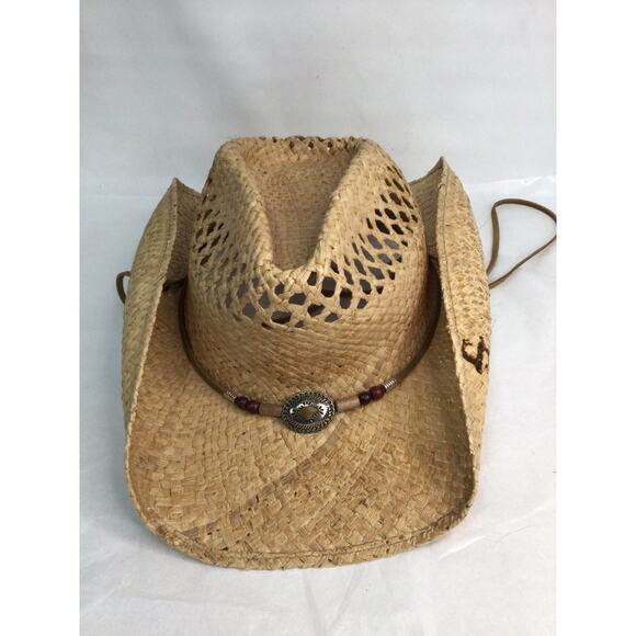 Stetson Mens Stoney Creek Western Cowboy Hat Brown Size XL Chin Strap Concert - Picture 1 of 8